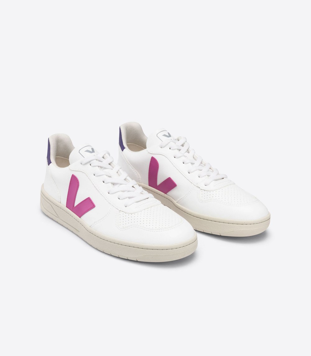 Veja Trainers Womens White - V-10 Cwl - WICG-35894